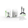 Cable de datos Tipo-C a Lightning 30W 1m - negro - MX0028 NE