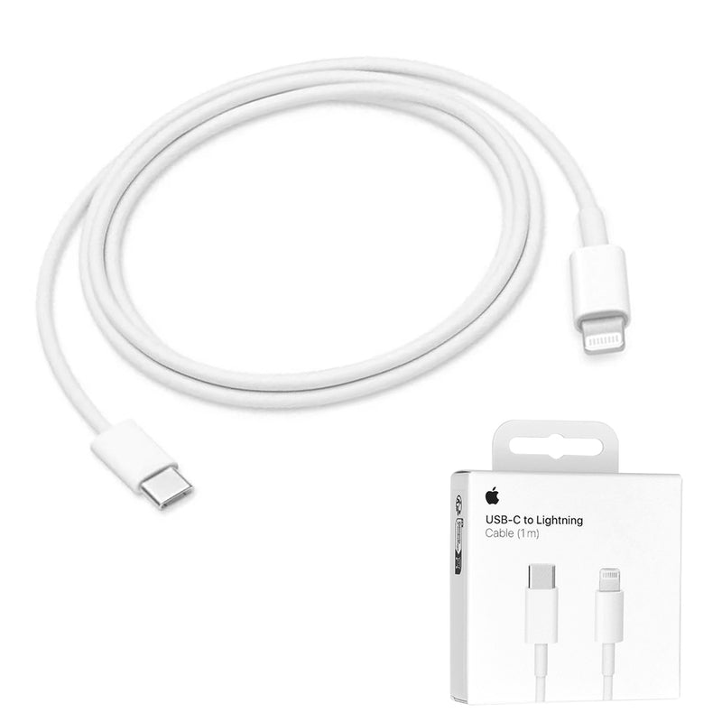 Cabo de Dados USB-C para Lightning 1m, Carregamento Rápido e Transferência de Dados, Branco