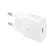 Carregador Rápido Type-C 25W 3A , Priza USB-C Turbo, Branco