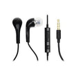 Fone de Ouvido com Fio 3.5mm com Microfone  In-Ear 1.2m Preto