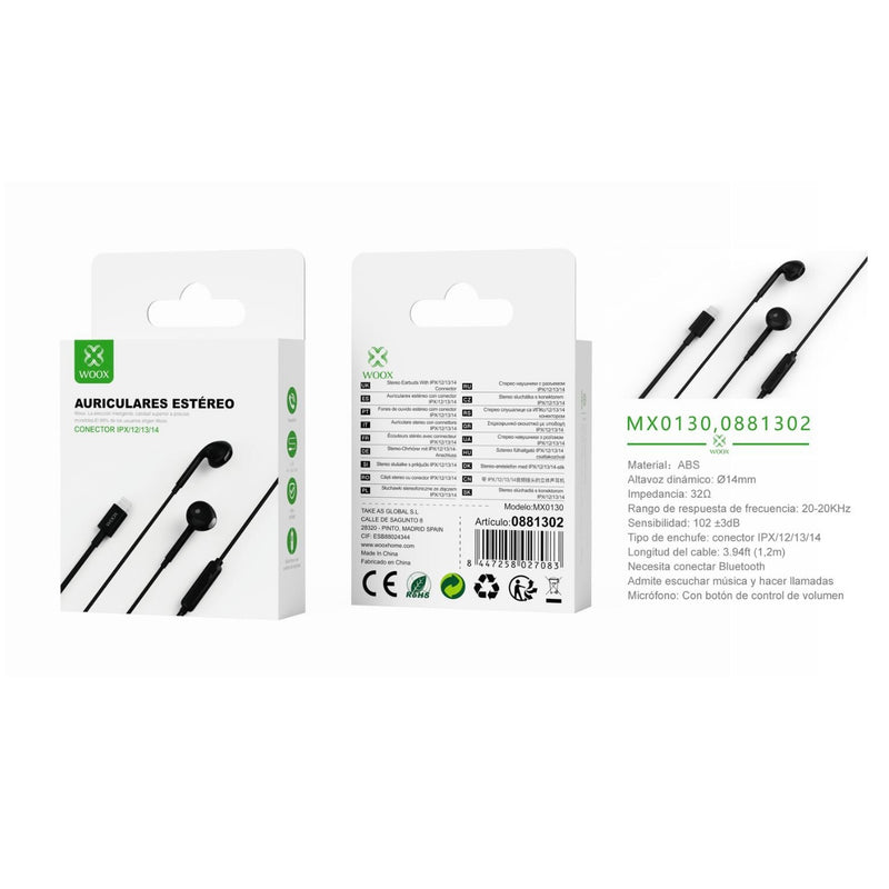 Auriculares Lightning BTS con micr ¨®fono de 1,2m (negro) - MX0130 NE